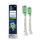 Genuine Philips Sonicare W3 Premium White toothbrush head, HX9062/65, 2-pk, white
