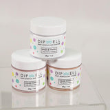 Dip Powder Nail Kit (Natural Color Starter), Acrylic Powder and Gel Resin Kit For Dip, Starter System by DipWell (Comes With Bond, Base, Activator, Sealer, Brush Softener + 3 Powder Jars)