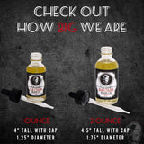 THB All Natural Beard Oil - Infused with Grapeseed and Jojoba Oil - Promotes Beard Growth, Smooths and Strengthens (Campfire, 2 Oz)