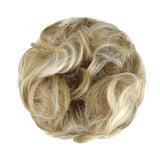 Hebelin 2pcs Messy Hair Bun Extensions Scrunchy Updo Elastic Wavy Curly Donut Chignon Hairpiece