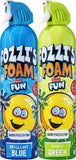 FOZZI's Bath Foam Aerosol for Kids, Brilliant Blue & Foam Groovy Green, Good Clean Fun, 600ml Each (Pack of 2)