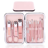 Keador Nail Clipper Set, Nail Clippers Set 15 in 1 Grooming Kit Stainless Steel Professional Pedicure Set, Nail Tools with Luxurious Travel Case (Red)