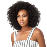 Outre Half Wig Big Beautiful Hair 3A Passion Curl (1B)