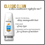 Pantene, Sulfate Free Conditioner, Pro-V Classic Clean, 24 fl oz, Twin Pack