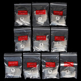 MAKARTT 500pcs C Curve Nail Tips Clear Acrylic Gel False Nails 10 Sizes for Nail Salons and DIY Nail Art