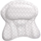 Sierra Concepts Bath Pillow Spa Bathtub Ergonomic for Tub, Neck, Head, Shoulder Pillows Support Cushion Headrest - Luxury Soft 3D Mesh + Six Strong Grip Suction Cups Soaking Large 16 x 16, Paradise