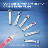Oral-B Electric Toothbrush with 1 Oral-B Replacement Brush Head, Vitality Flossaction, Pink