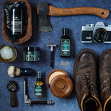 MNSC Rosemary Mint Artisan Small Batch Shave Soap for a Naturally Better Shave - Smooth Shave, Hypoallergenic, Prevent Nicks, Cuts, and Razor Burn, Handcrafted in USA, All-Natural, Plant-Derived