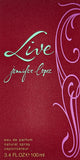 Jennifer Lopez Live Eau de Parfum Spray, 3.4 Fluid Ounce