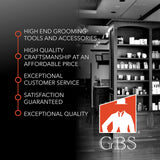 GBS Black Horn Shave Ready Carbon Steel Straight Razor - Cut Throat - Professional Quality- Shave Ready 6/8" Half Hollow