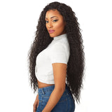 Sensationnel 100% Premium Fiber Empress Free Part Lace Front Edge Wig - BROOKLYN (1 [Jet Black])