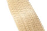 Bleach Blonde 100% Clip in Remy Human Hair Extensions #613 Grade AAAAA Natural Hair Full Head 7pcs 16clips Standard Weft Long Silky Straight for Women Fashion and Beauty 20" /20 inch 70g