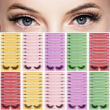 3D Mink Lashes Fluffy False Mink Eyelashes 16-20mm Natural Eyelashes Mink Natural Fluffy Lash Handmade Soft Mink Lashes for Women Makeup Handmade Eyelashes Long Extension with Portable Boxes (100 Pairs)