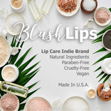 BlushLips Lip Care Exfoliating Scrub and Lip Moisturizer for Chapped Lips Treatment, Lip Repair for Soft Lips Made for Dry Lips (Cruelty-free, Paraben-free, Vegan) (Vita Orange)