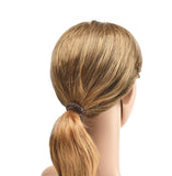 18 PCS Large Hair Ties Ponytail Holders for Thick Hair - Stretchy Elastic Hair Bands for Women and Girls - Black, Beige and Brown
