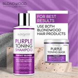 Purple Shampoo for Blonde Hair – Made in USA - Removes Brassiness, Yellow & Overtones – Gentle Toning & Hair Care – Blonde Shampoo with Platinum, Ash & Overtone Purple Effects – Cruelty-Free - 8 oz