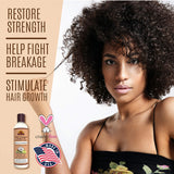 Okay Black Jamaican Castor Oil Coconut Curls Leave In Conditioner Helps Condition,Strengthen,and Regrow Hair Sulfate,Silicone,Paraben Free For All Hair Types and Textures Made in USA 8 oz