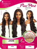 Sensationnel Synthetic Lace Front Wig Empress Edge 3-Way Free Part Lace Wig Jade (99J)