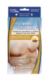 Epil-Vite/Hair Away - Wax Strips For Men with Argan Oil, 40 Count