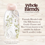 Garnier Hair Care Whole Blends Oat Delicacy, Moisturizing Shampoo, Conditioner, and Detangler with Oat Milk and Rice Cream Extracts, For Fine Hair and Sensitive Scalps, Paraben Free, 1 Kit