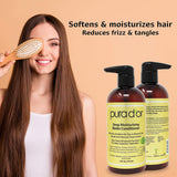PURA D'OR Biotin Deep Moisturizing Conditioner Thickens, Softens, Smooths, & Moisturizes - For Dry, Frizzy, Damaged Hair: Made w/ Argan Oil, Pumpkin, Rosemary, Honeysuckle, Vitamin E, Men & Women 16oz