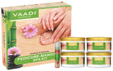 Vaadi Herbals Pedicure Manicure Spa Kit Soothing & Refreshing, Hands, Feet, Toes And Nails Kit, 22.6 Oz(640 Gms)