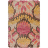 Surya Scarborough Hand Knotted Natural Fiber Accent Rug, 2-Feet by 3-Feet