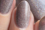 ILNP Central Station - Neutral Brown Holographic Sheer Jelly Nail Polish