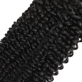 Kinky Curly Clip in Human Hair Extensions，8A Brazilian Remy Human Hair Lace Weft Curly Hair Clip in for Woman，3C 4A Afro Curly Clip ins，Easy Install，Natural Color 11 Pcs，120 Gram，（16 Inch）