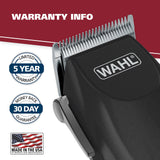 Wahl Clipper Lithium-Ion Cordless Haircutting Kit - Rechargeable Grooming & Trimming Kit With 12 Guide Combs for Heads, Beard & All Body Grooming - Model 79608