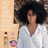 Okay Black Jamaican Castor Oil Coconut Curls Leave In Conditioner Helps Condition,Strengthen,and Regrow Hair Sulfate,Silicone,Paraben Free For All Hair Types and Textures Made in USA 8 oz