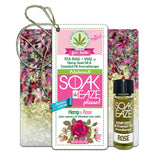 Soak Eaze Floral Bath Tea Soak & Aromatherapy Gift Set