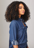 Sensationnel Curls Kinks & CO CURLY 3B-3C Empress Lace Edge Wig - SHOW STOPPER (2 [Darkest Brown])