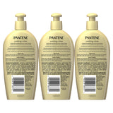 Pantene Combing Cream, Pro-V Smooth Nutrient Boost, Tame Frizz and Block Humidity, 6.7 Fl Oz, Triple Pack