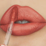 Ambreesh 24 Karat Lips - Long Lasting Liquid Matte Lipstick - Waterproof Vegan Formula, Peech Please