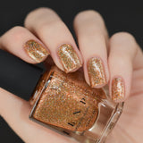ILNP The Harpist - Copper Holographic Nail Polish