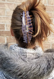 Zhooch Hair Claw Clip – Hero Jumbo 5.5". Big Alligator. Wavy Rim, Interlocking teeth, Jumbo Large Clip, Premium quality, Painted Extra Strong Hold Spring, for Thick Hair. (Invisible Clear)
