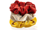 3 Pack Hair Scrunchies for Women Girls (Sienna Basic scrunchies)