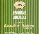 The Art of Shaving Shaving Cream for Men - Shaving Cream Mens Beard Care, Protects Against Irritation and Razor Burn, Clinically Tested for Sensitive Skin, Coriander & Cardamom, 5 Ounce