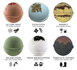 Mr. Bomb - Bath Bombs for Men - for Soothing Well Deserved Relaxation for Men - Set of 6 Tennis Ball Size (5 Ounce) Bombs of Our Most Popular Manly Scents