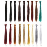 Noverlife 10 Strands 50cm/20" Dark Chocolate Dreadlock Extensions, Single Ended Crochet Synthetic Dreadlocks Accessories, Jamaica Punk Hip-Hop Reggae Hair Braiding Wigs Faux Locs for Fashion Men Women