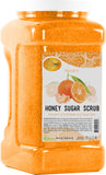SPA REDI – Mandarin Honey Sugar Scrub, Exfoliating, Hydrating & Nourishing, Infused with Natural Oils and Vitamins C, E & A (Retinol) for Glowy Smooth Skin - 128oz Gallon