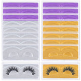 URATOT 18 Pieces Empty Eyelash Case with Glitter Paper and Clear Tray Plastic Eyelash Packaging Boxes Empty Lashes Holder Cases False Eyelash Storage Box for False Eyelash