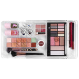 Oubonun Expandable Drawer Organizer 11.1” to 19.2” Wide Adjustable Makeup Organizer (4 Packs), Clear Plastic Storage Trays with 6 Compartments for Bathroom, Bedroom and Desk Drawers