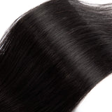 S-noilite 16 Inch U Tip Real Human Hair Extension Natural Black Keratin Fusion Nail Tip Hair Straight 50 Gram Remy Human Hair Hot Fusion Strand Extension 0.5g Per Strand Color #1B