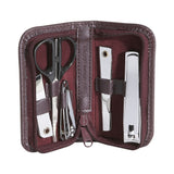 Royce Leather Mini-Manicure Set - Black