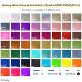 Hemway White MICROFINE Premium Multi Purpose Glitter 1/256" .004" 0.1mm 100 microns Dust/Powder 100g for Crafts Cosmetic Wine Glass Face Art Nail Skin Weddings Beards Festival