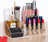 Cq acrylic Large 9 Tier Clear Acrylic Cosmetic Makeup Storage Cube Organizer with 9 Drawers. It Consists of 4 Separate Organizers,Each of Which Can be Used Individually