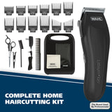Wahl Clipper Lithium-Ion Cordless Haircutting Kit - Rechargeable Grooming & Trimming Kit With 12 Guide Combs for Heads, Beard & All Body Grooming - Model 79608