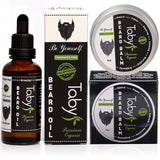 Beard Oil for Men (2 oz) & Beard balm with Argan & Jojoba Oils for Beard Growth